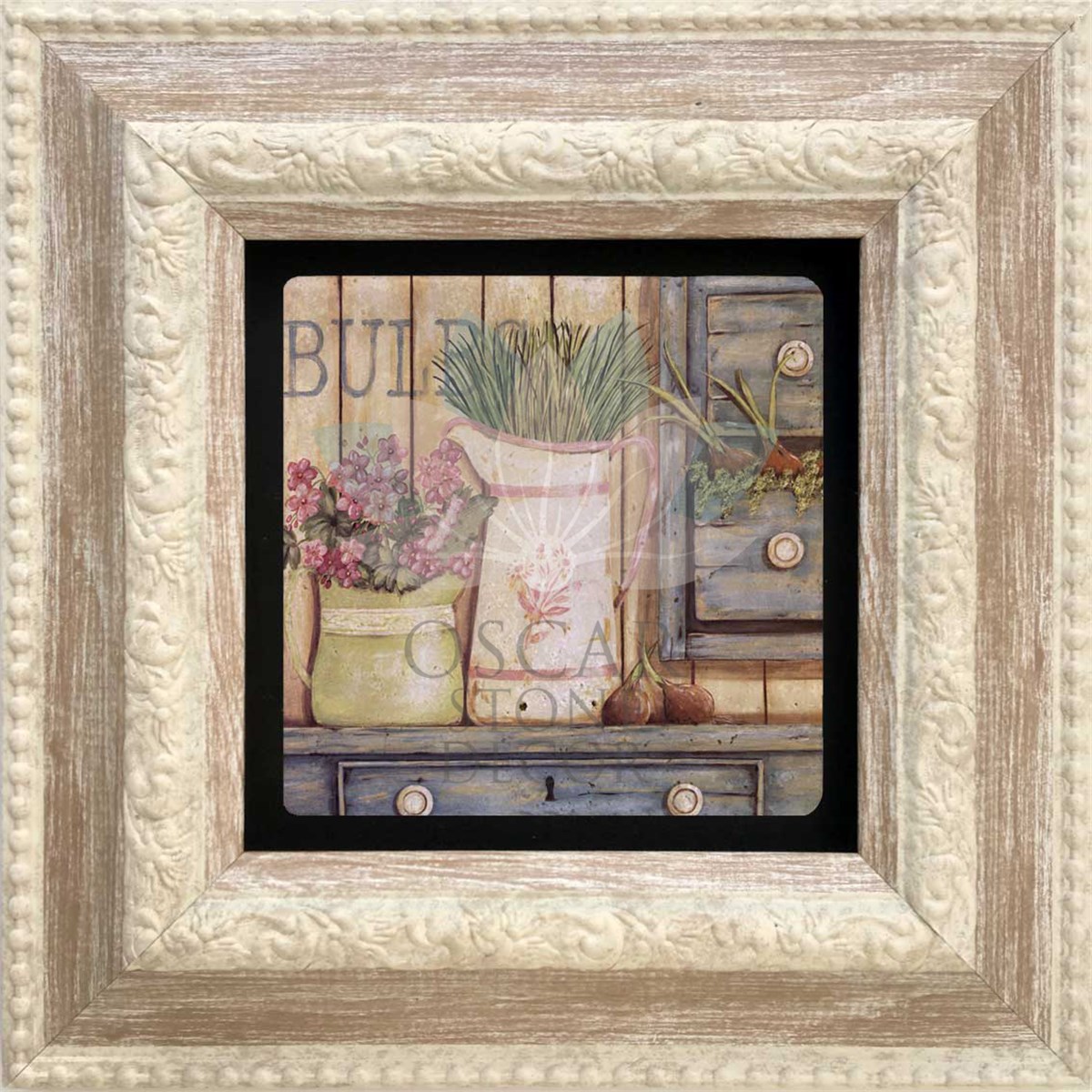 OSCAR STONE DECOR TEKLİ ÇERÇEVELİ DOĞALTAŞ DUVAR DEKORU / CDD-20-088 (WALL DECOR)