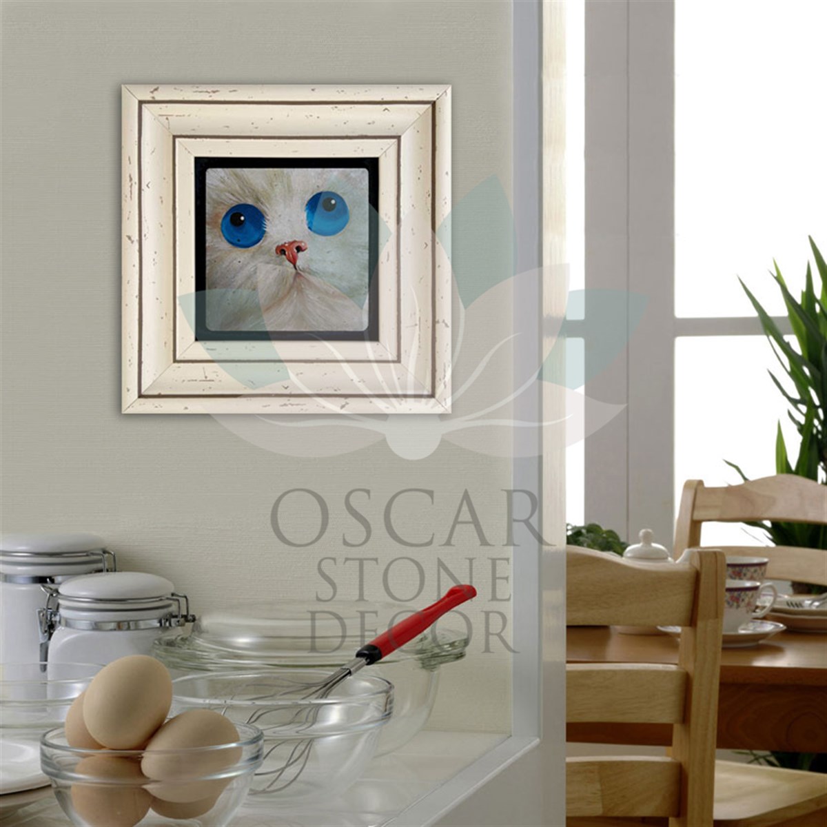 OSCAR STONE DECOR TEKLİ ÇERÇEVELİ DOĞALTAŞ DUVAR DEKORU / CDD-30-045 (WALL DECOR)