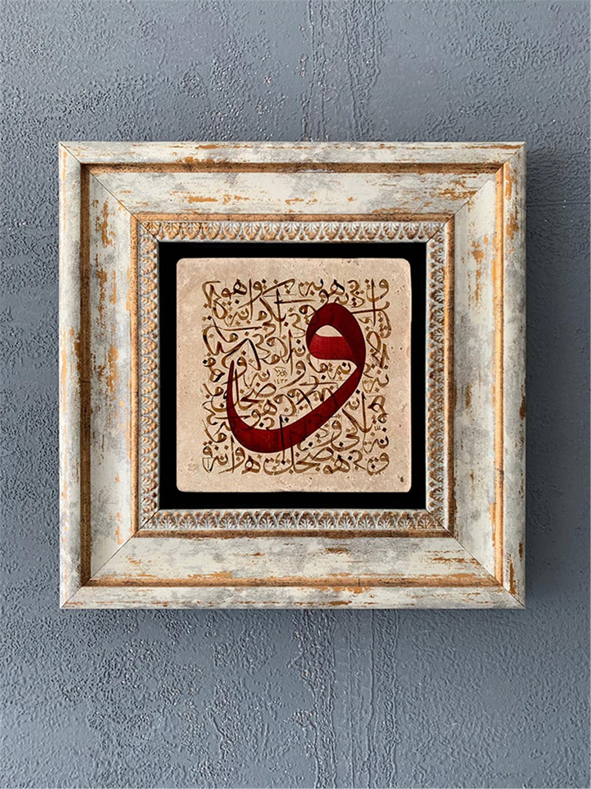 OSCAR STONE DECOR TEKLİ ÇERÇEVELİ DOĞALTAŞ DUVAR DEKORU / CDD1-40-360 (WALL DECOR)