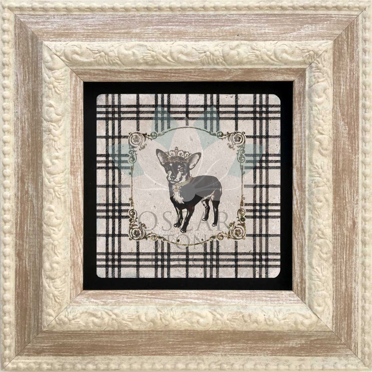 OSCAR STONE DECOR TEKLİ ÇERÇEVELİ DOĞALTAŞ DUVAR DEKORU / CDD-20-085 (WALL DECOR)