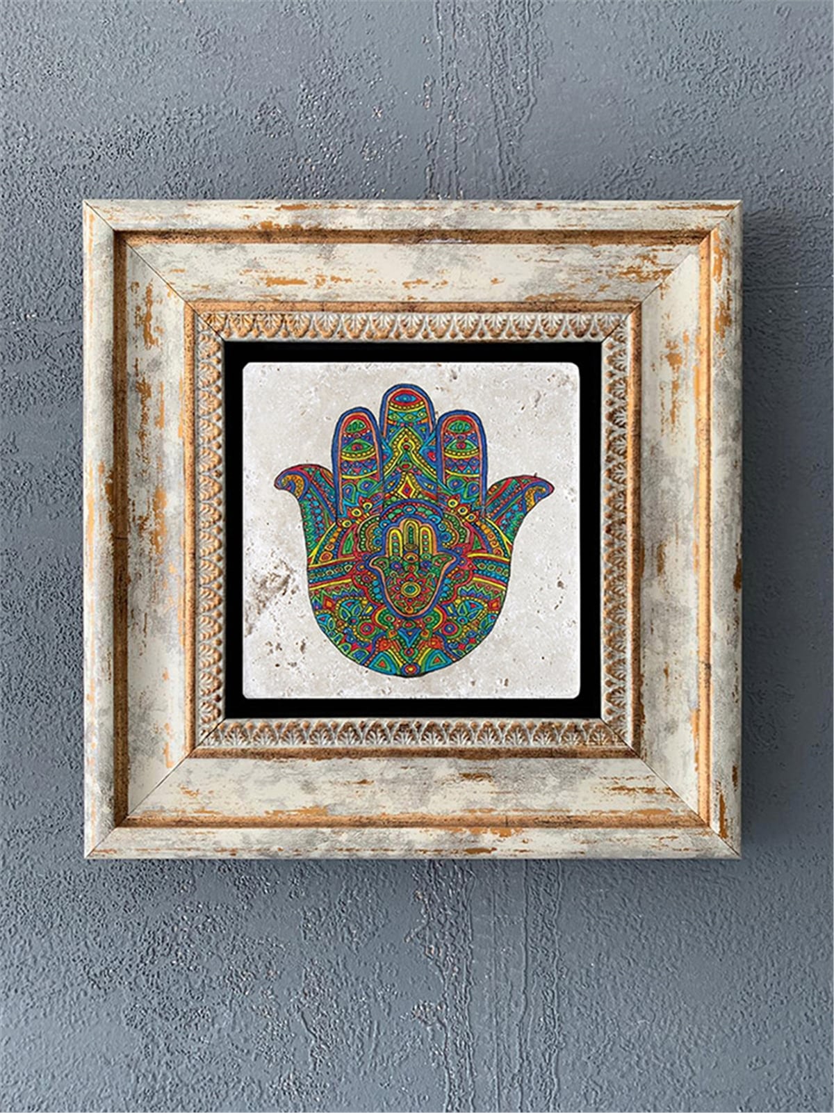 OSCAR STONE DECOR TEKLİ ÇERÇEVELİ DOĞALTAŞ DUVAR DEKORU / CDD1-40-116 (WALL DECOR)
