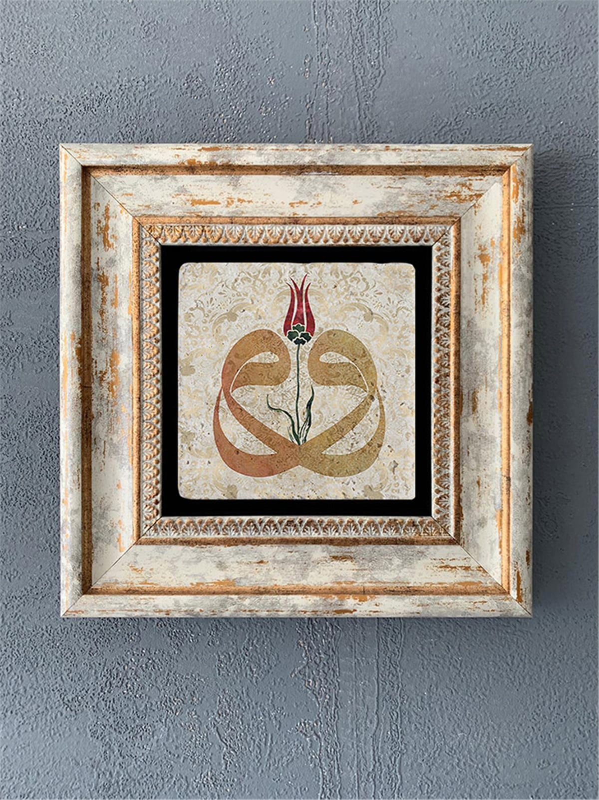 OSCAR STONE DECOR TEKLİ ÇERÇEVELİ DOĞALTAŞ DUVAR DEKORU / CDD1-40-343 (WALL DECOR)