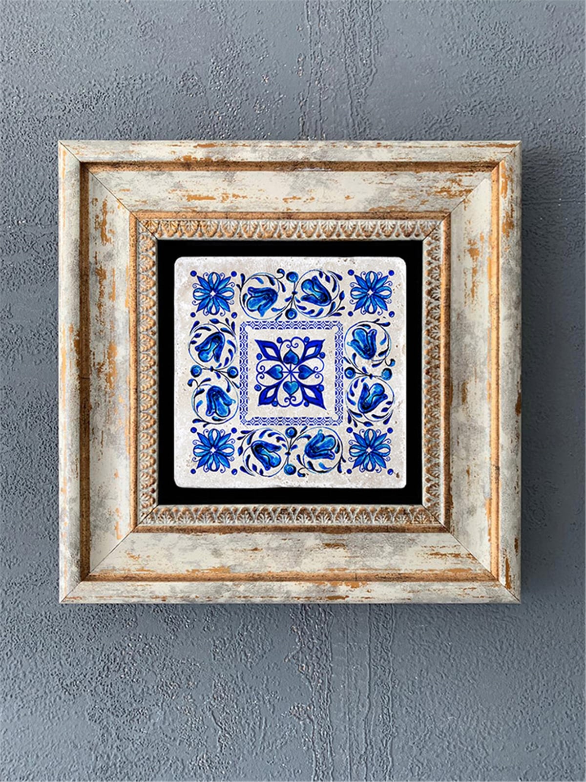 OSCAR STONE DECOR TEKLİ ÇERÇEVELİ DOĞALTAŞ DUVAR DEKORU / CDD1-40-231 (WALL DECOR)