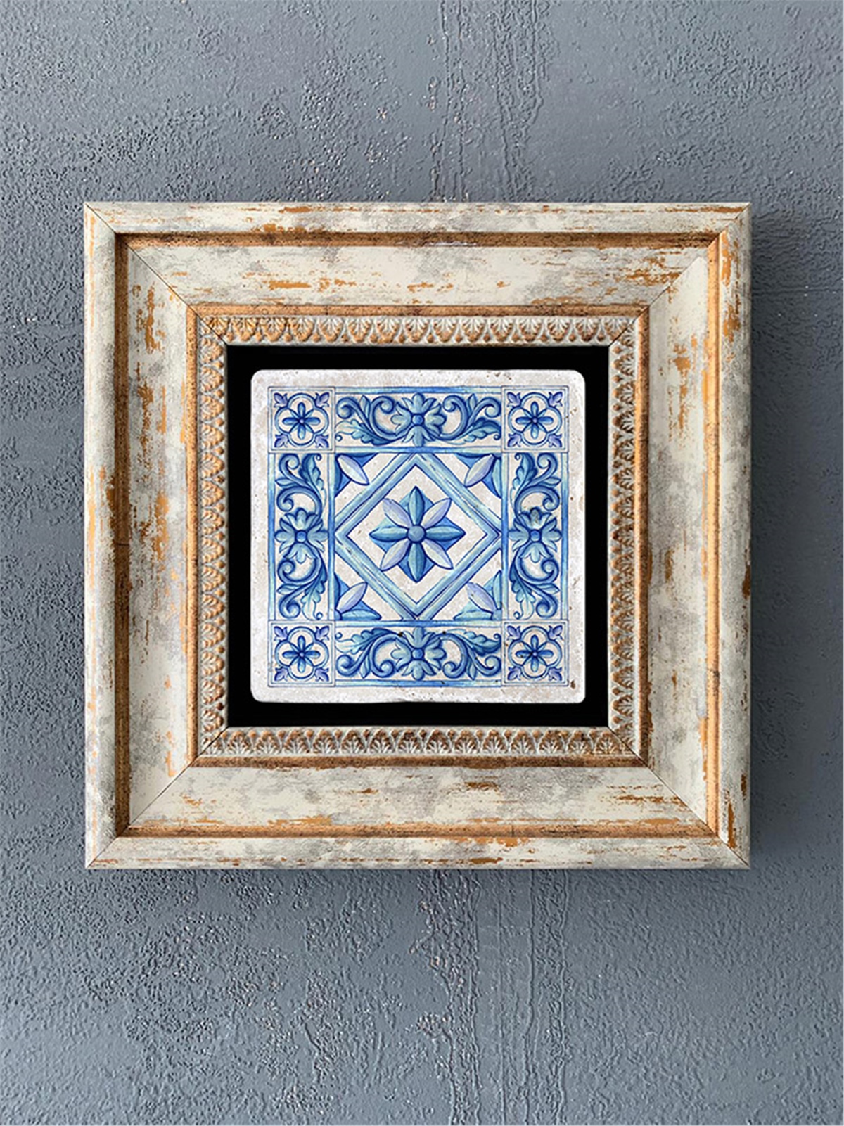 OSCAR STONE DECOR TEKLİ ÇERÇEVELİ DOĞALTAŞ DUVAR DEKORU / CDD1-40-227 (WALL DECOR)