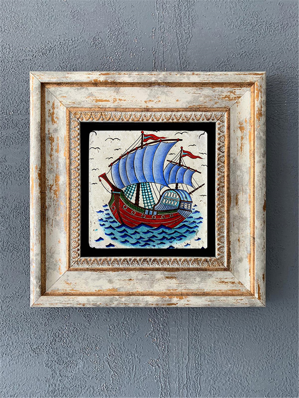 OSCAR STONE DECOR TEKLİ ÇERÇEVELİ DOĞALTAŞ DUVAR DEKORU / CDD1-40-261 (WALL DECOR)