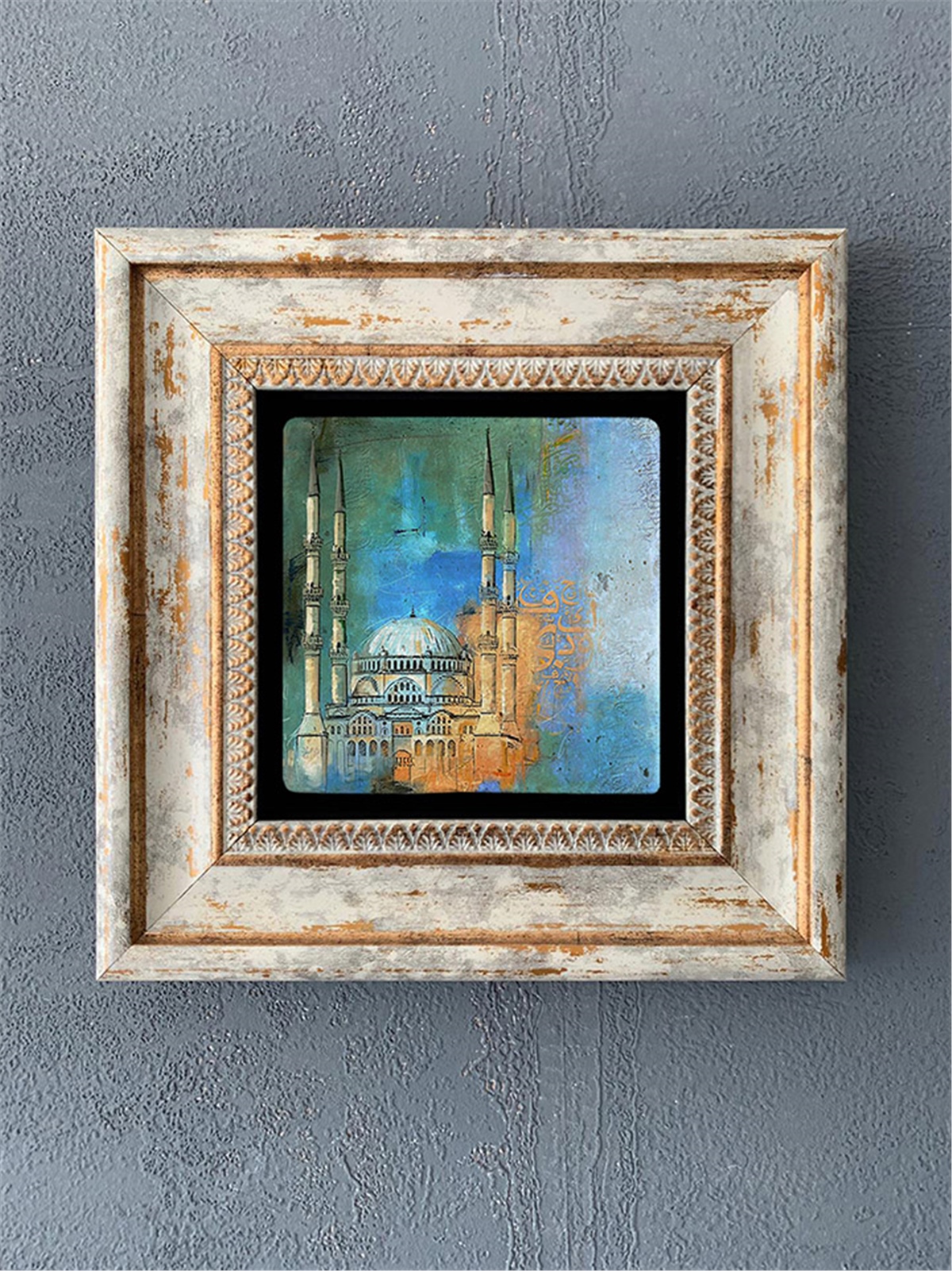 OSCAR STONE DECOR TEKLİ ÇERÇEVELİ DOĞALTAŞ DUVAR DEKORU / CDD1-40-521 (WALL DECOR)