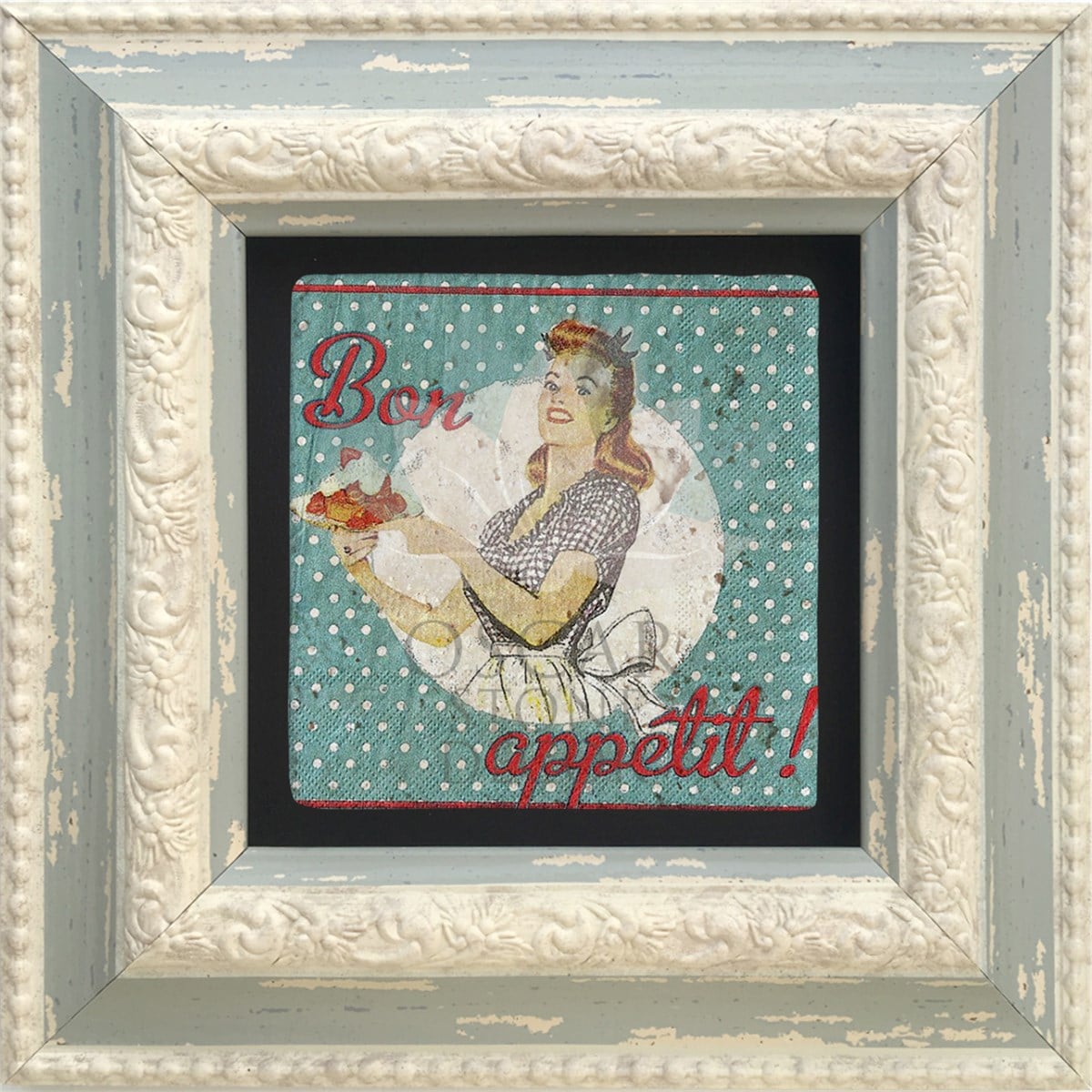 OSCAR STONE DECOR TEKLİ ÇERÇEVELİ DOĞALTAŞ DUVAR DEKORU / CDD-10-065 (WALL DECOR)
