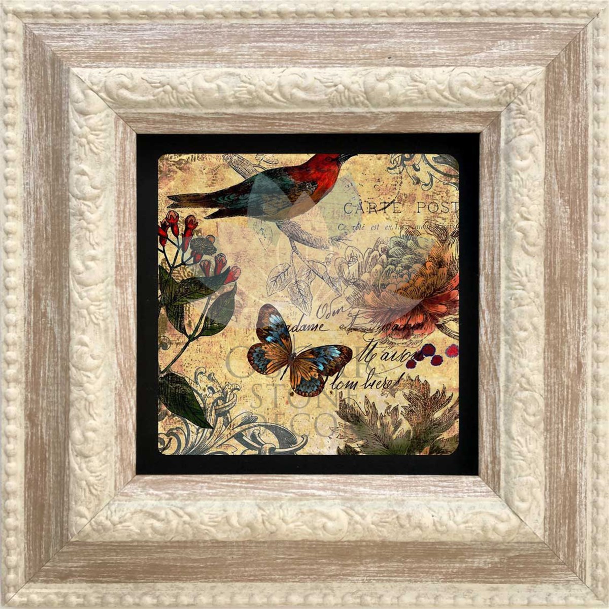 OSCAR STONE DECOR TEKLİ ÇERÇEVELİ DOĞALTAŞ DUVAR DEKORU / CDD-20-033 (WALL DECOR)
