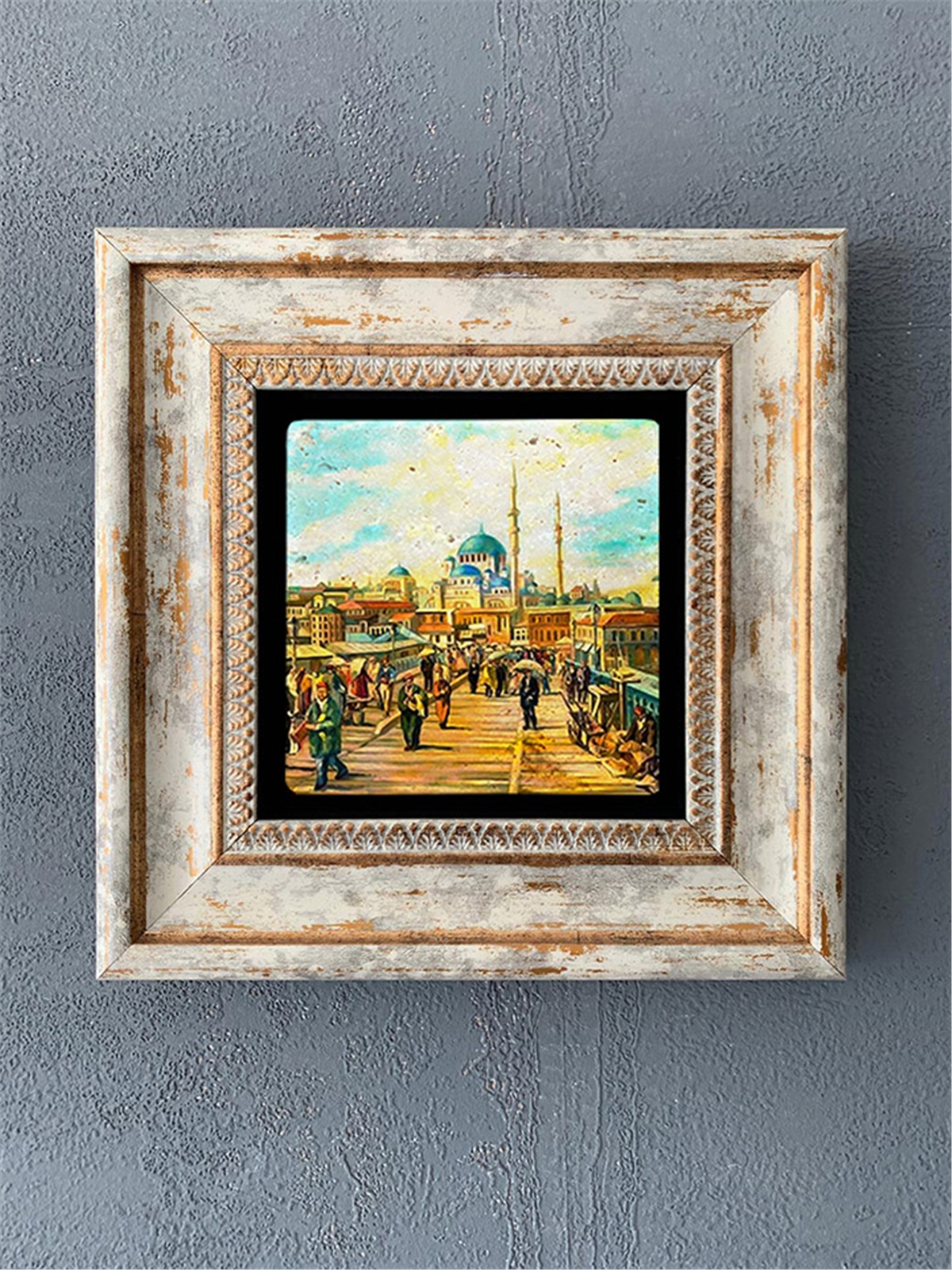 OSCAR STONE DECOR TEKLİ ÇERÇEVELİ DOĞALTAŞ DUVAR DEKORU / CDD1-40-016 (WALL DECOR)