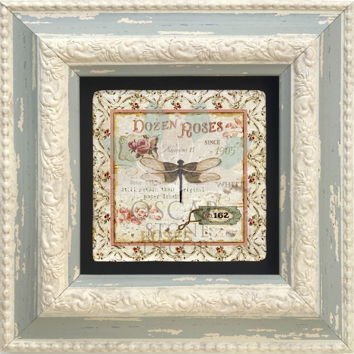 OSCAR STONE DECOR TEKLİ ÇERÇEVELİ DOĞALTAŞ DUVAR DEKORU / CDD-10-082 (WALL DECOR)