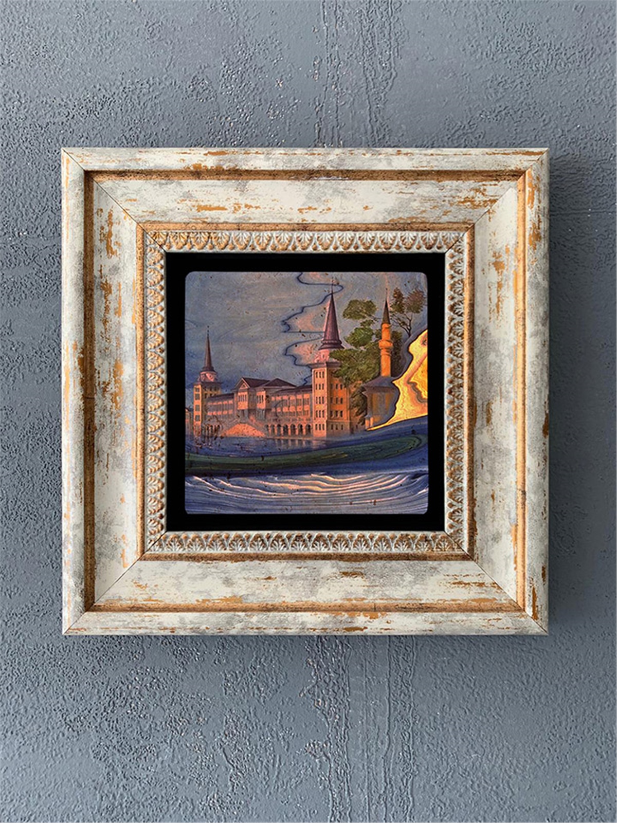 OSCAR STONE DECOR TEKLİ ÇERÇEVELİ DOĞALTAŞ DUVAR DEKORU / CDD1-40-017 (WALL DECOR)