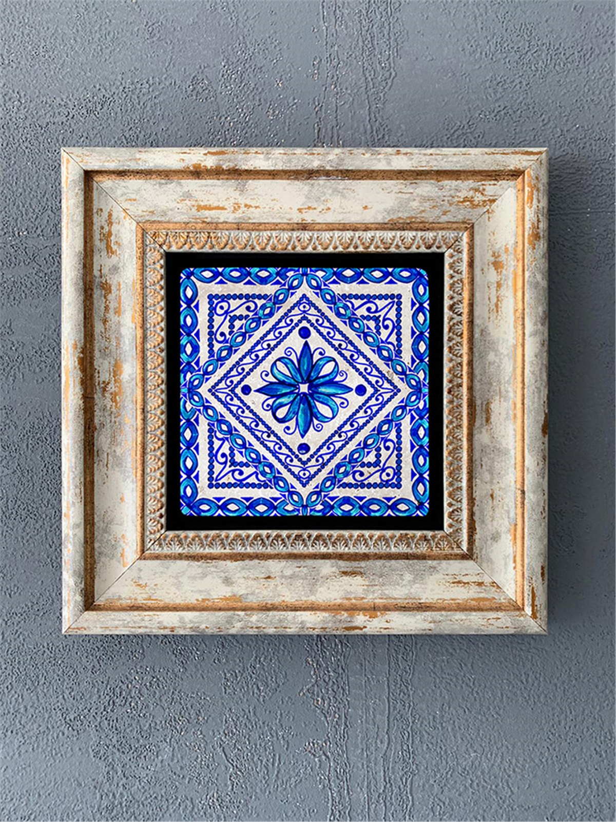 OSCAR STONE DECOR TEKLİ ÇERÇEVELİ DOĞALTAŞ DUVAR DEKORU / CDD1-40-230 (WALL DECOR)