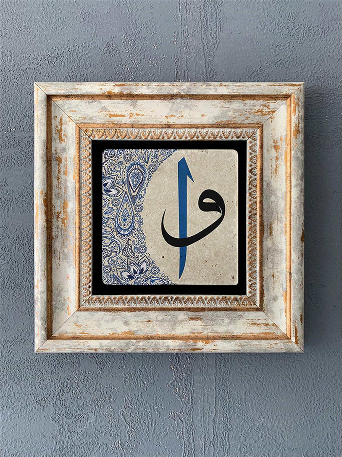 OSCAR STONE DECOR TEKLİ ÇERÇEVELİ DOĞALTAŞ DUVAR DEKORU / CDD1-40-353 (WALL DECOR)