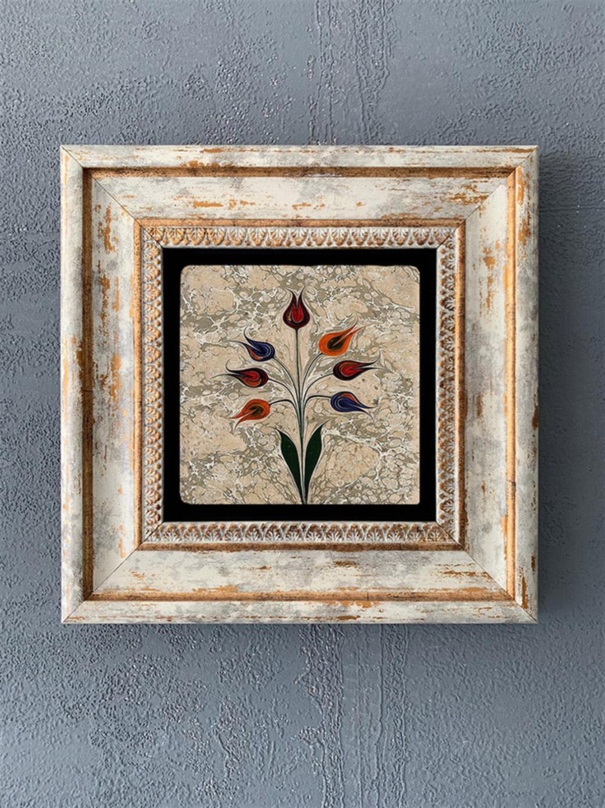 OSCAR STONE DECOR TEKLİ ÇERÇEVELİ DOĞALTAŞ DUVAR DEKORU / CDD1-40-493 (WALL DECOR)
