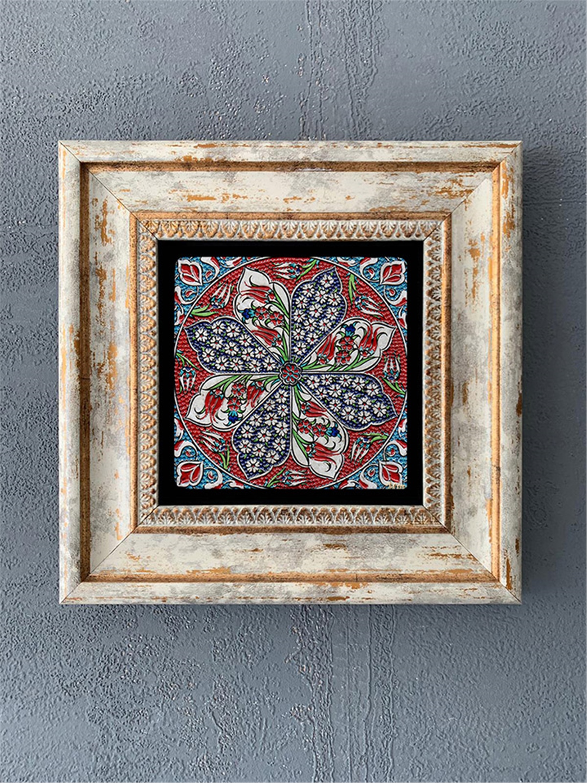 OSCAR STONE DECOR TEKLİ ÇERÇEVELİ DOĞALTAŞ DUVAR DEKORU / CDD1-40-265 (WALL DECOR)
