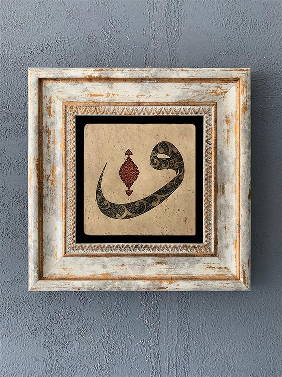 OSCAR STONE DECOR TEKLİ ÇERÇEVELİ DOĞALTAŞ DUVAR DEKORU / CDD1-40-363 (WALL DECOR)