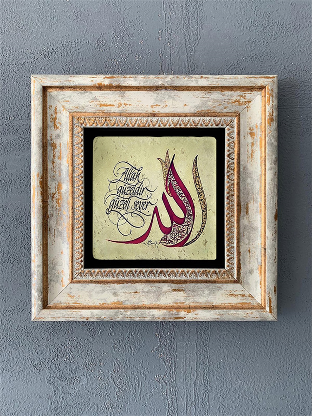OSCAR STONE DECOR TEKLİ ÇERÇEVELİ DOĞALTAŞ DUVAR DEKORU / CDD1-40-435 (WALL DECOR)