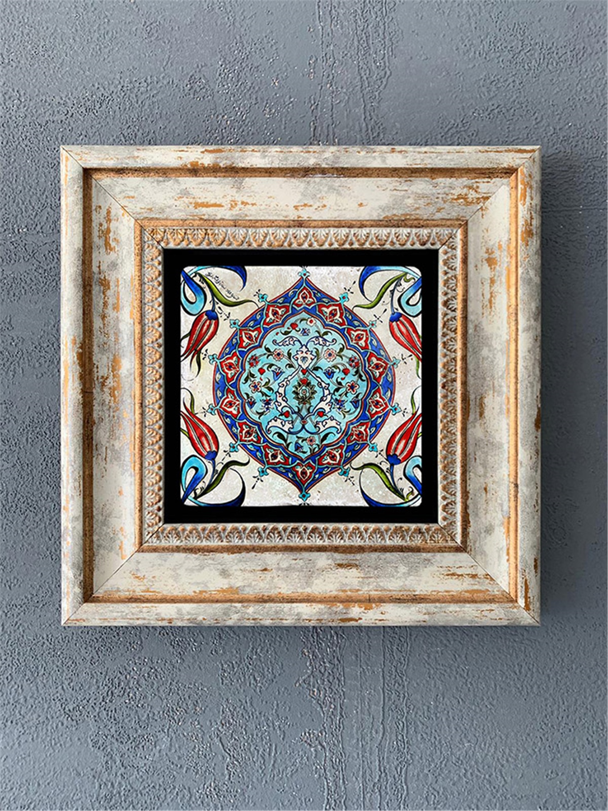 OSCAR STONE DECOR TEKLİ ÇERÇEVELİ DOĞALTAŞ DUVAR DEKORU / CDD1-40-259 (WALL DECOR)