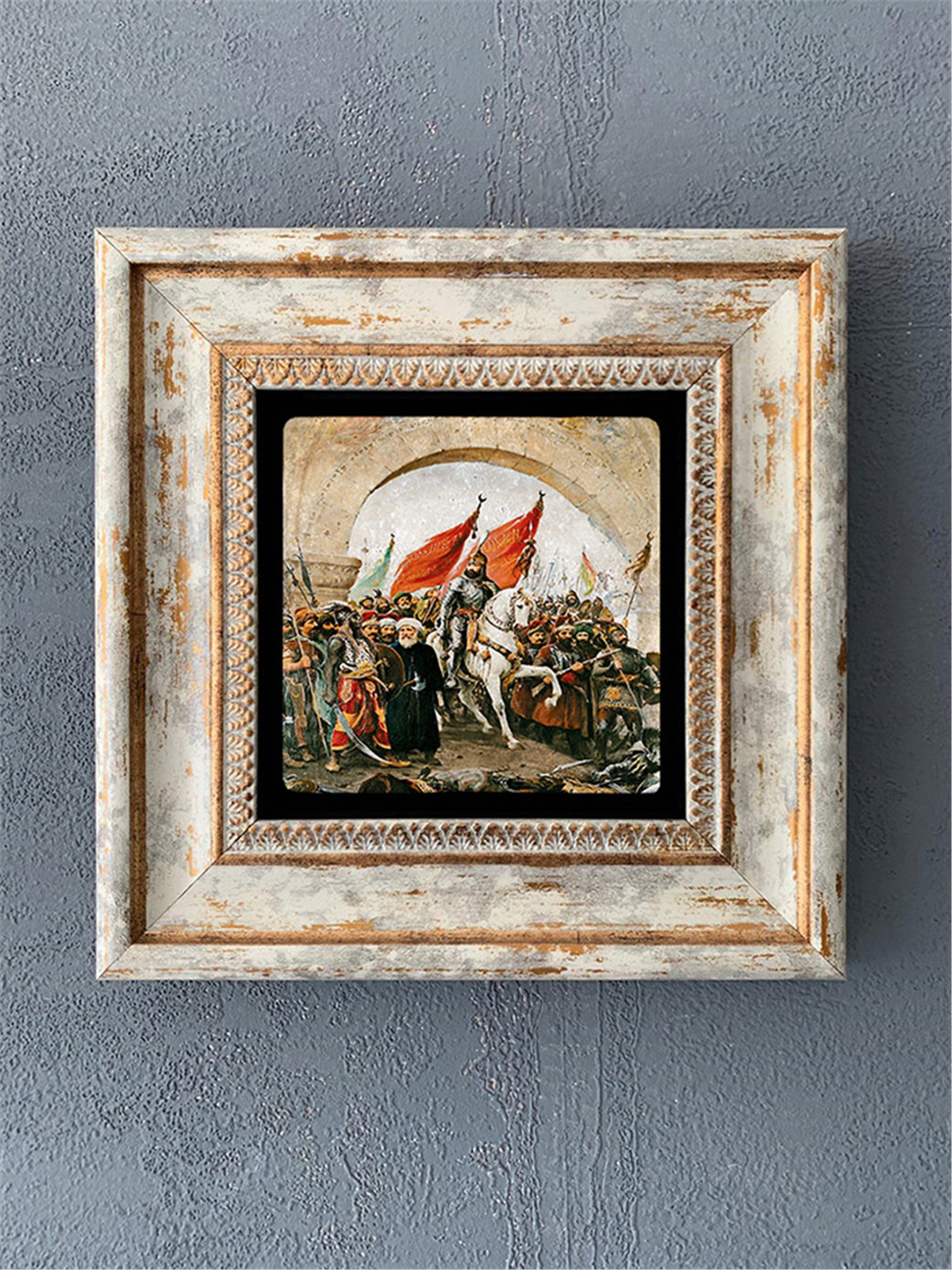 OSCAR STONE DECOR TEKLİ ÇERÇEVELİ DOĞALTAŞ DUVAR DEKORU / CDD1-40-141 (WALL DECOR)