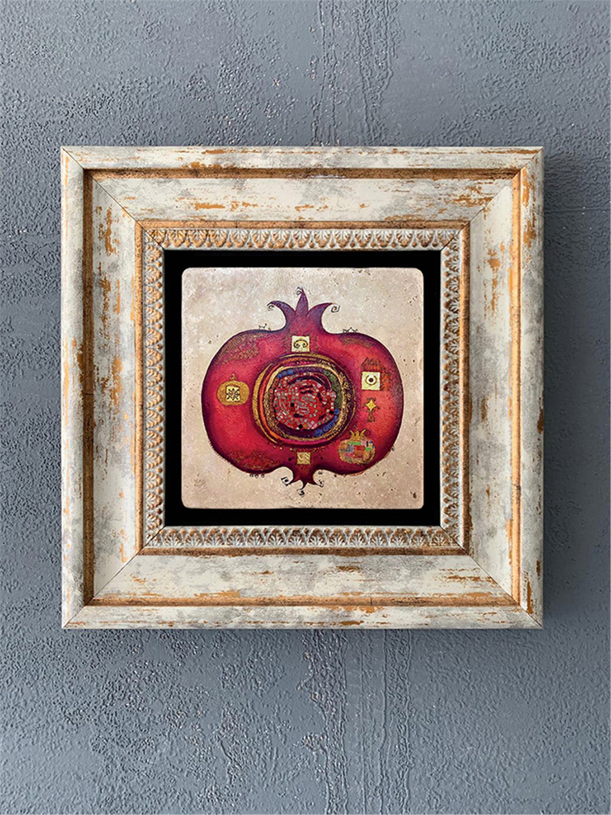 OSCAR STONE DECOR TEKLİ ÇERÇEVELİ DOĞALTAŞ DUVAR DEKORU / CDD1-40-473 (WALL DECOR)
