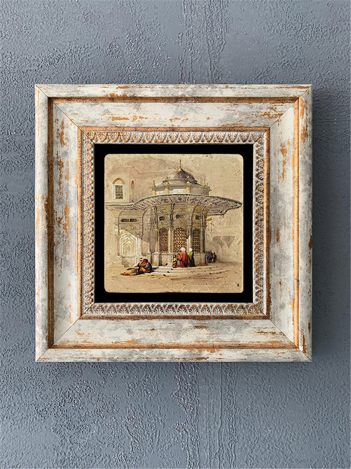 OSCAR STONE DECOR TEKLİ ÇERÇEVELİ DOĞALTAŞ DUVAR DEKORU / CDD1-40-015 (WALL DECOR)