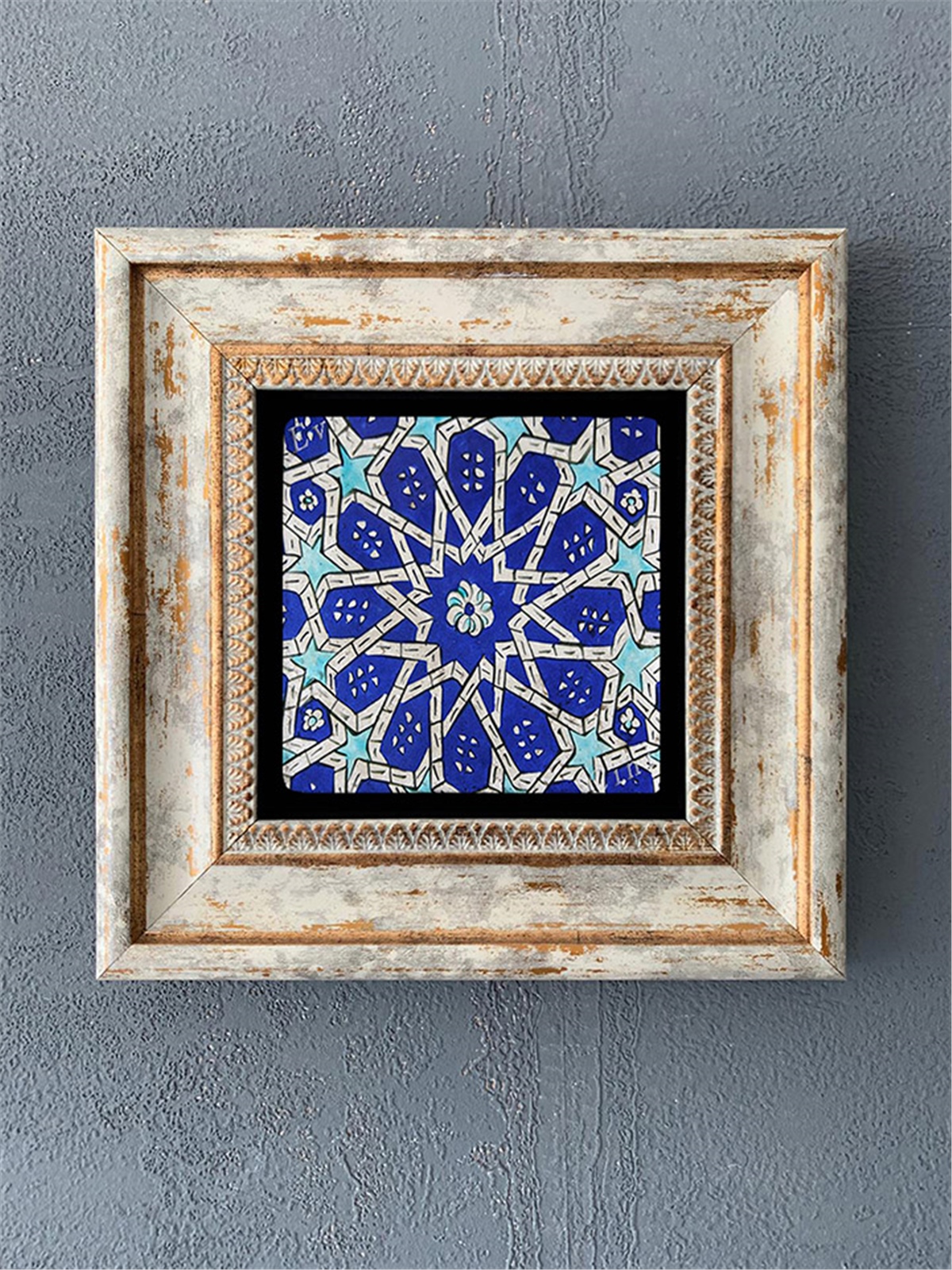 OSCAR STONE DECOR TEKLİ ÇERÇEVELİ DOĞALTAŞ DUVAR DEKORU / CDD1-40-209 (WALL DECOR)