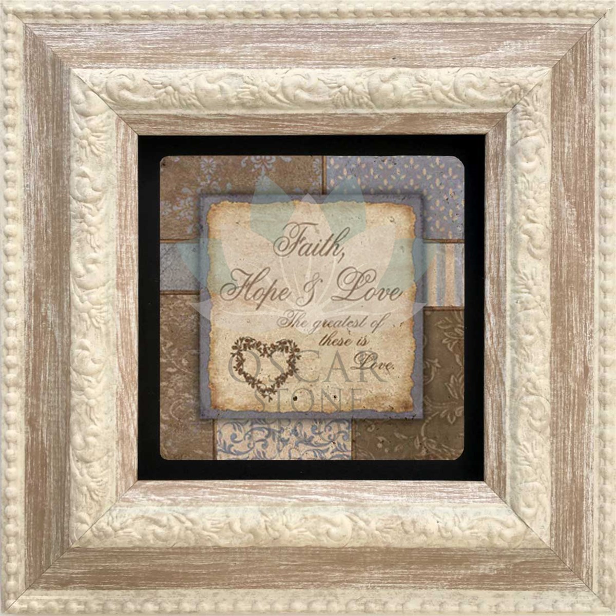 OSCAR STONE DECOR TEKLİ ÇERÇEVELİ DOĞALTAŞ DUVAR DEKORU / CDD-20-078 (WALL DECOR)