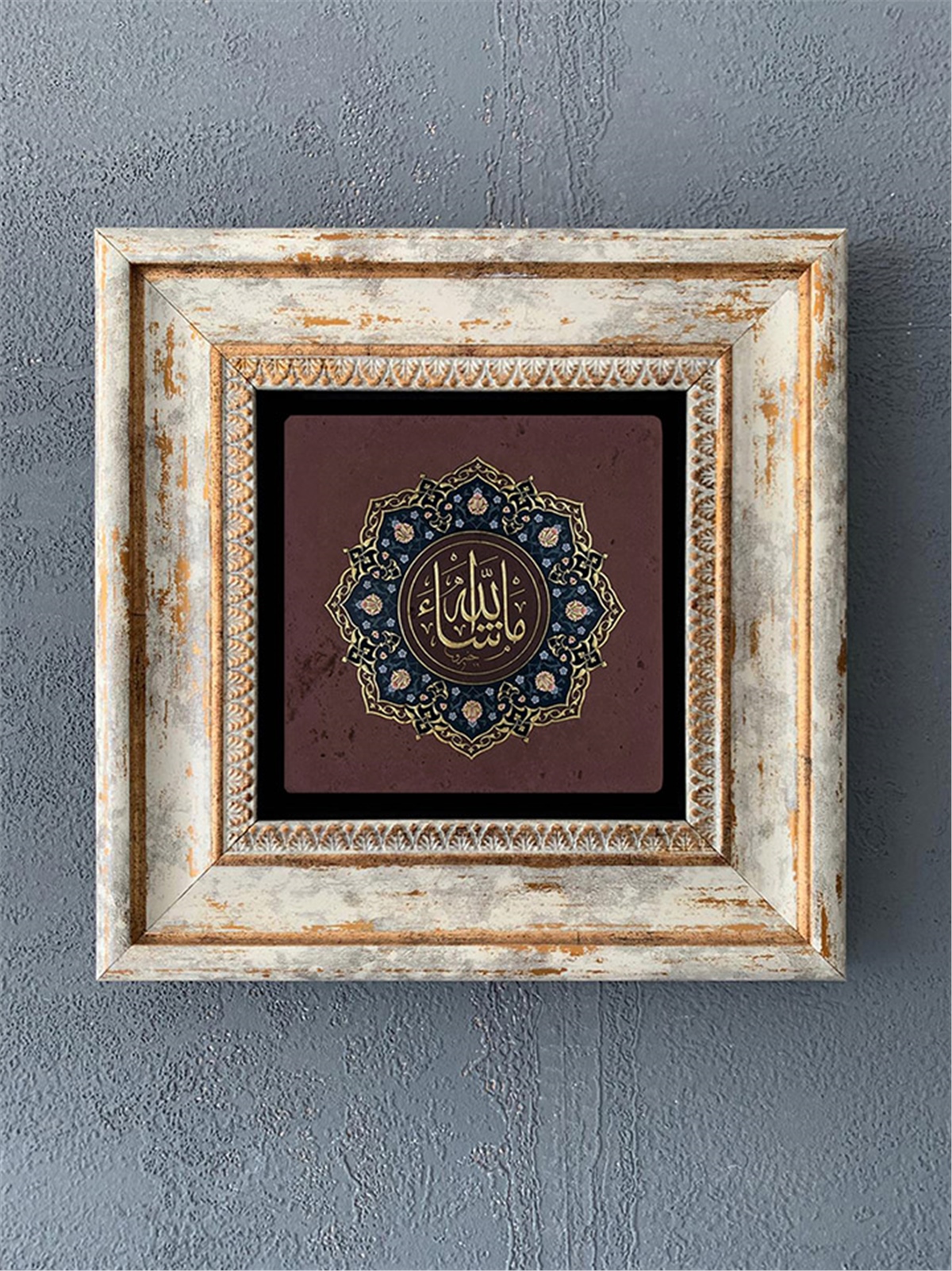 OSCAR STONE DECOR TEKLİ ÇERÇEVELİ DOĞALTAŞ DUVAR DEKORU / CDD1-40-434 (WALL DECOR)
