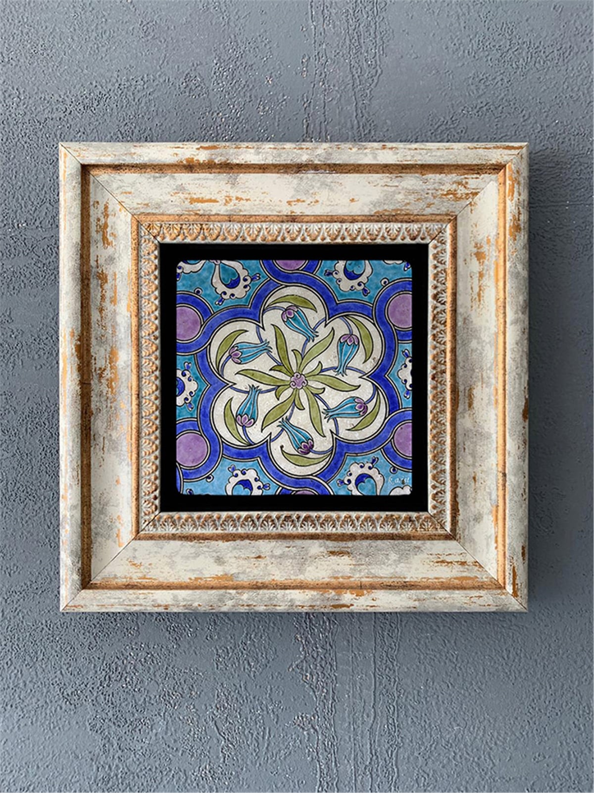 OSCAR STONE DECOR TEKLİ ÇERÇEVELİ DOĞALTAŞ DUVAR DEKORU / CDD1-40-255 (WALL DECOR)