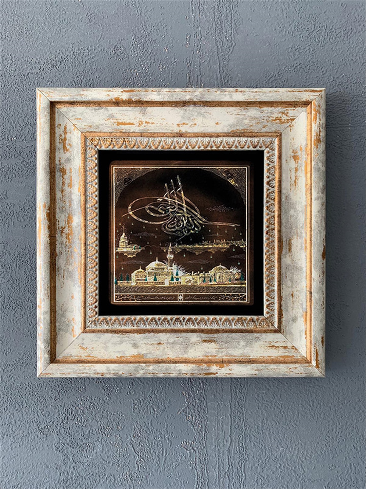 OSCAR STONE DECOR TEKLİ ÇERÇEVELİ DOĞALTAŞ DUVAR DEKORU / CDD1-40-523 (WALL DECOR)