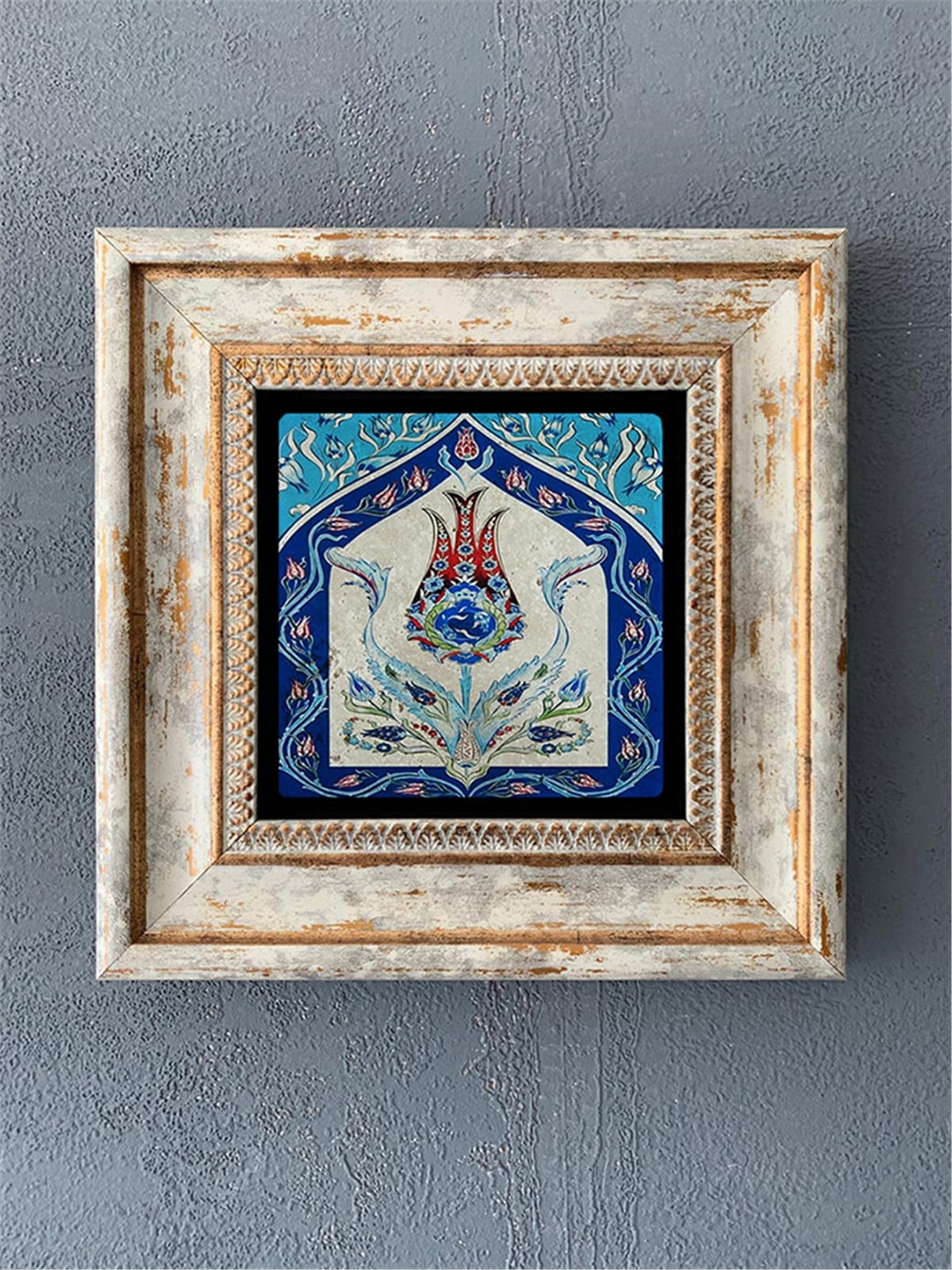 OSCAR STONE DECOR TEKLİ ÇERÇEVELİ DOĞALTAŞ DUVAR DEKORU / CDD1-40-308 (WALL DECOR)