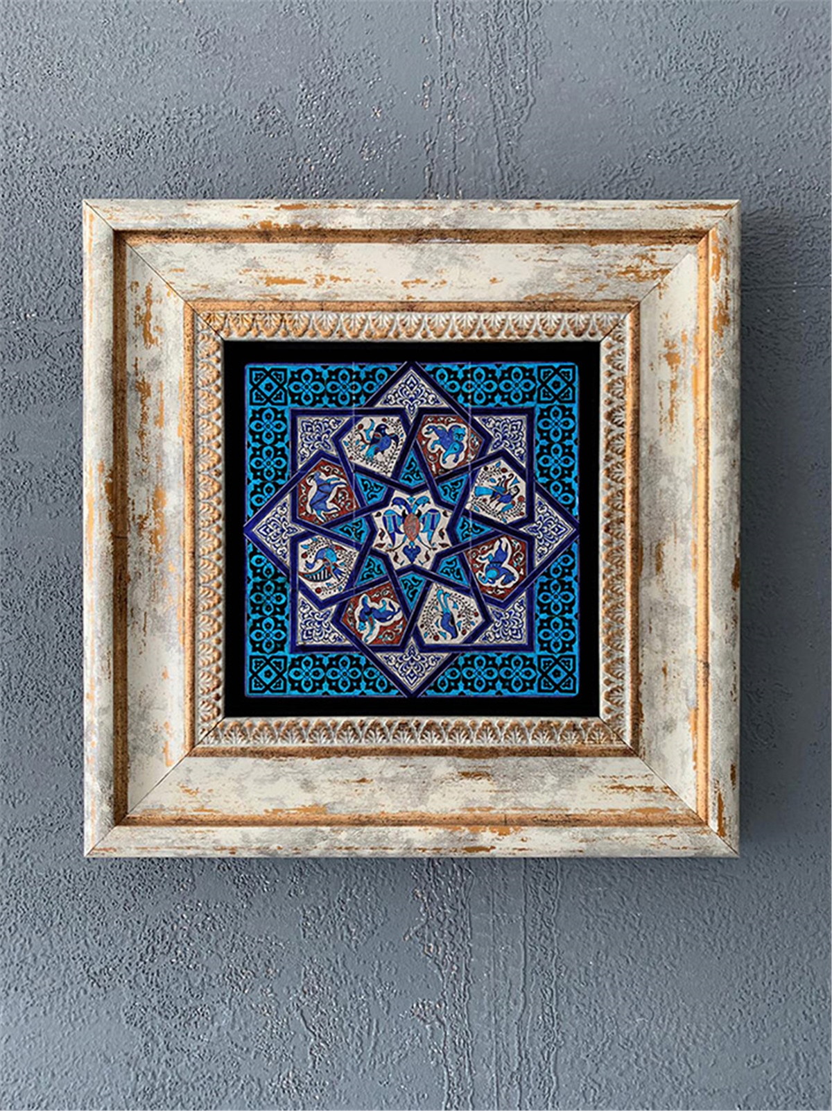 OSCAR STONE DECOR TEKLİ ÇERÇEVELİ DOĞALTAŞ DUVAR DEKORU / CDD1-40-292 (WALL DECOR)