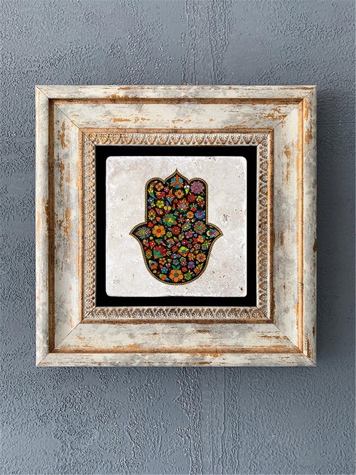 OSCAR STONE DECOR TEKLİ ÇERÇEVELİ DOĞALTAŞ DUVAR DEKORU / CDD1-40-103 (WALL DECOR)