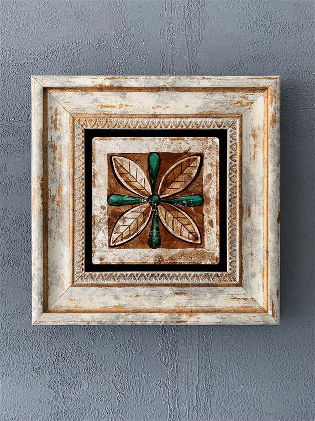 OSCAR STONE DECOR TEKLİ ÇERÇEVELİ DOĞALTAŞ DUVAR DEKORU / CDD1-40-228 (WALL DECOR)