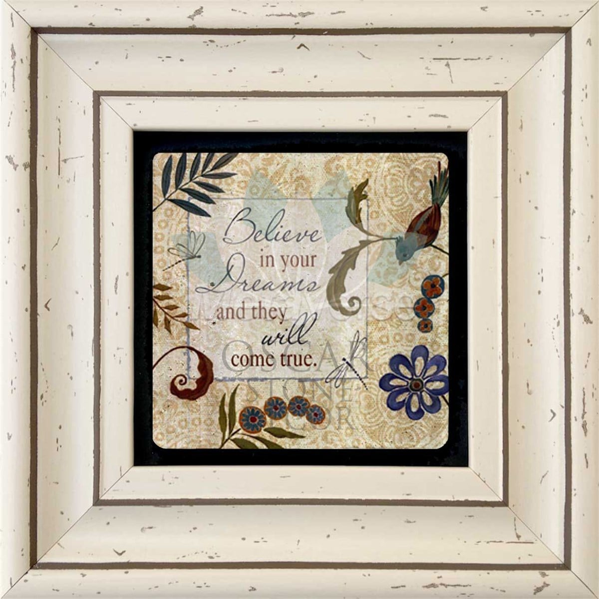OSCAR STONE DECOR TEKLİ ÇERÇEVELİ DOĞALTAŞ DUVAR DEKORU / CDD-30-106 (WALL DECOR)