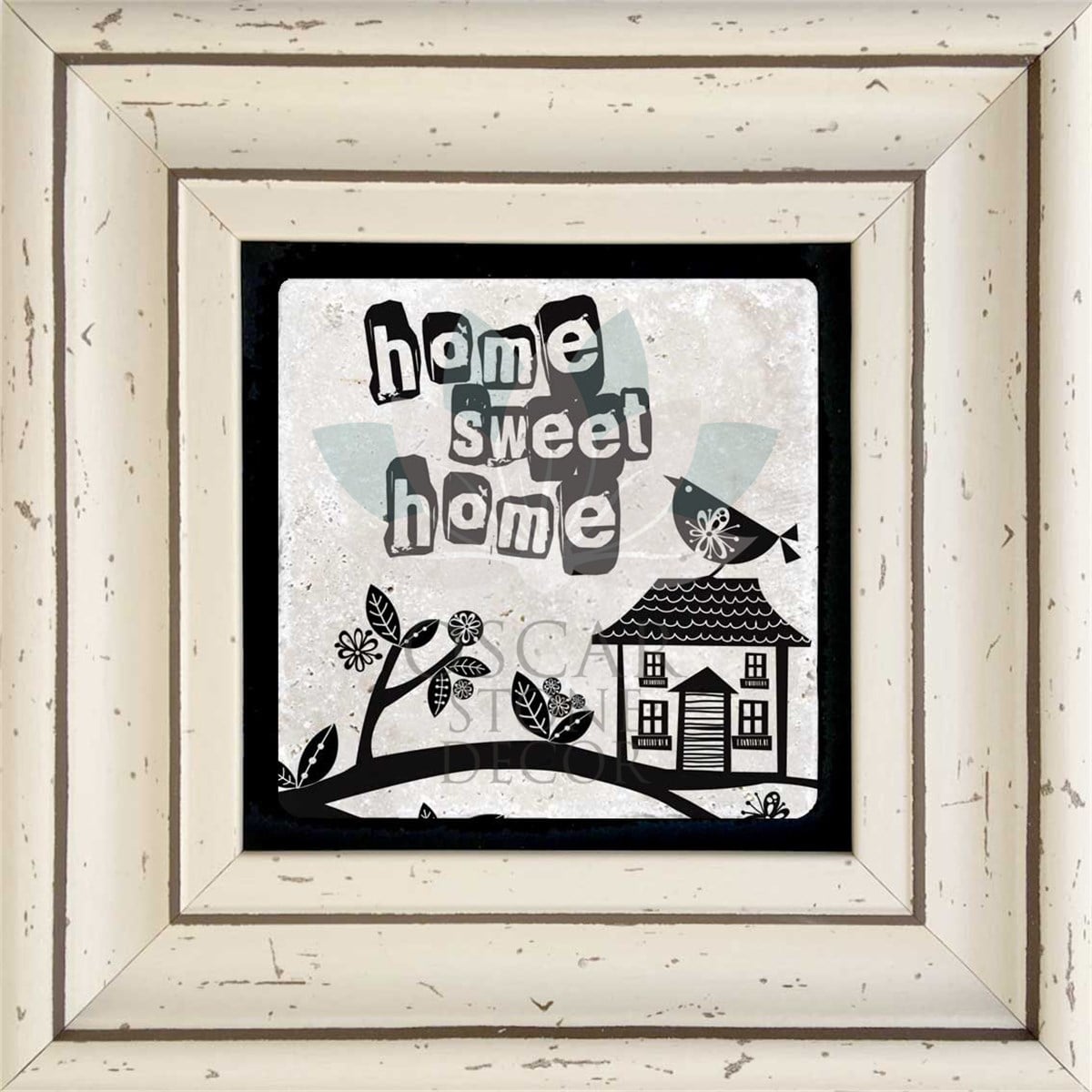 OSCAR STONE DECOR TEKLİ ÇERÇEVELİ DOĞALTAŞ DUVAR DEKORU / CDD-30-028 (WALL DECOR)