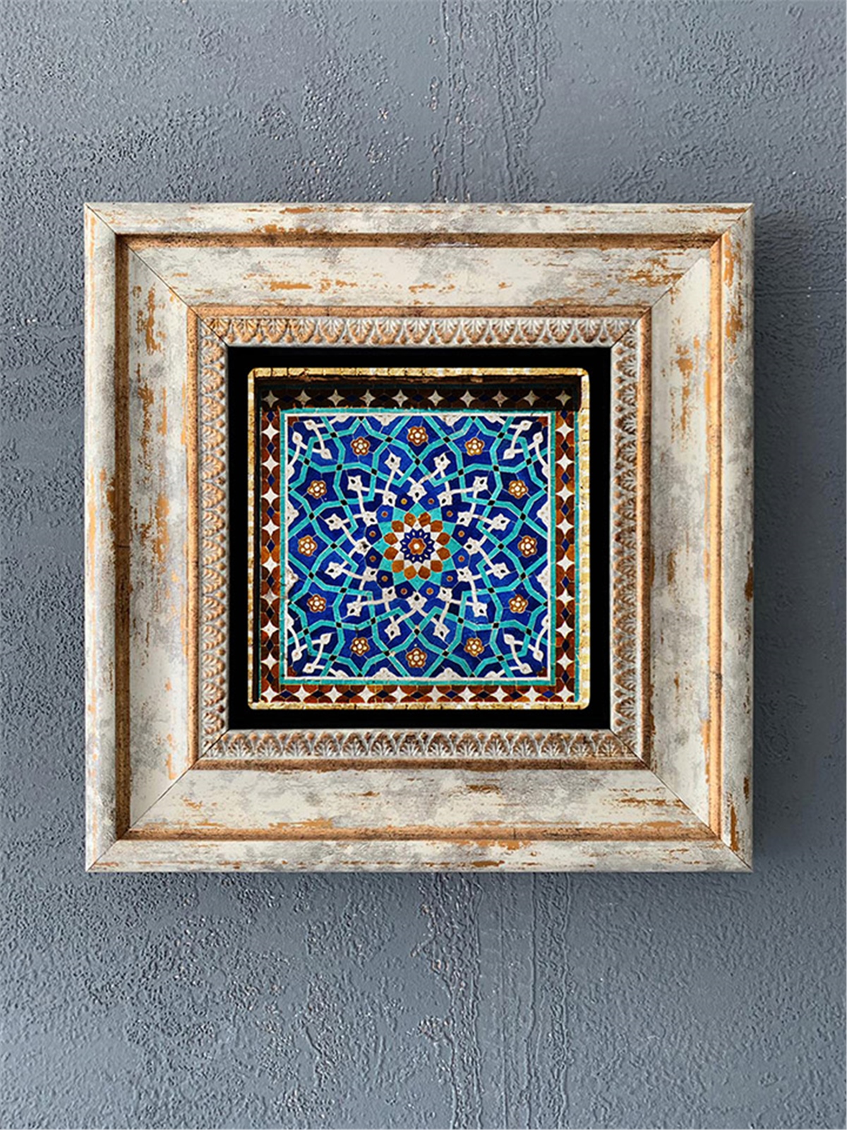 OSCAR STONE DECOR TEKLİ ÇERÇEVELİ DOĞALTAŞ DUVAR DEKORU / CDD1-40-288 (WALL DECOR)
