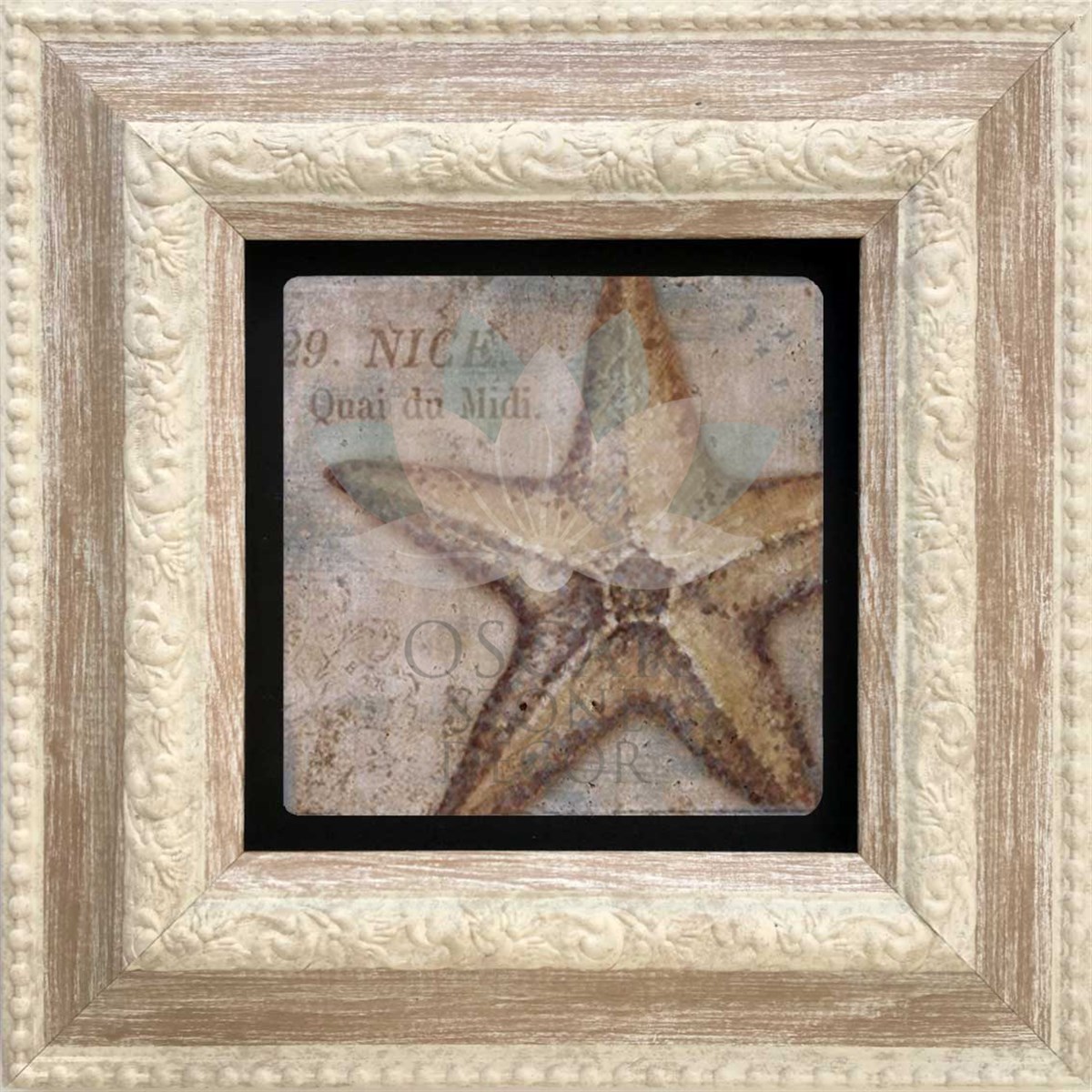 OSCAR STONE DECOR TEKLİ ÇERÇEVELİ DOĞALTAŞ DUVAR DEKORU / CDD-20-050 (WALL DECOR)