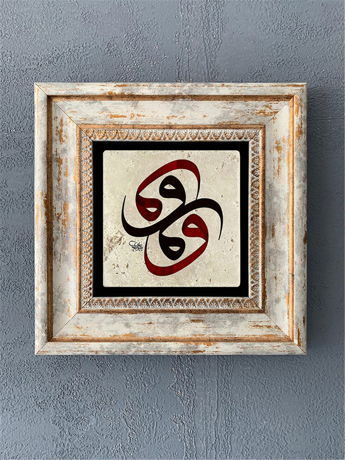 OSCAR STONE DECOR TEKLİ ÇERÇEVELİ DOĞALTAŞ DUVAR DEKORU / CDD1-40-338 (WALL DECOR)