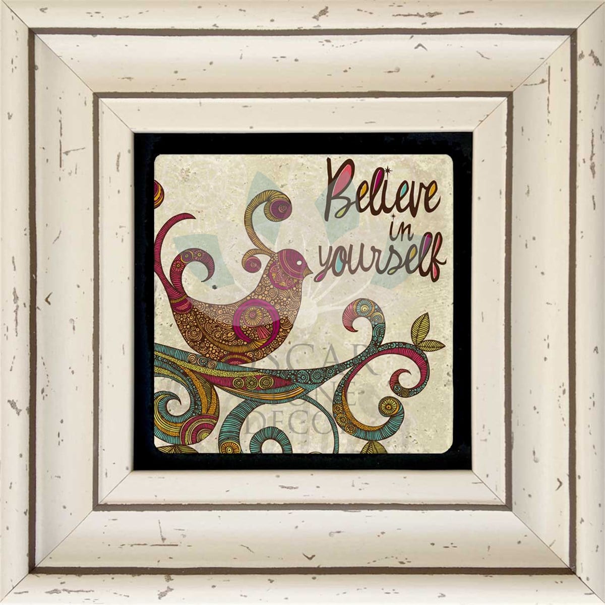 OSCAR STONE DECOR TEKLİ ÇERÇEVELİ DOĞALTAŞ DUVAR DEKORU / CDD-30-095 (WALL DECOR)