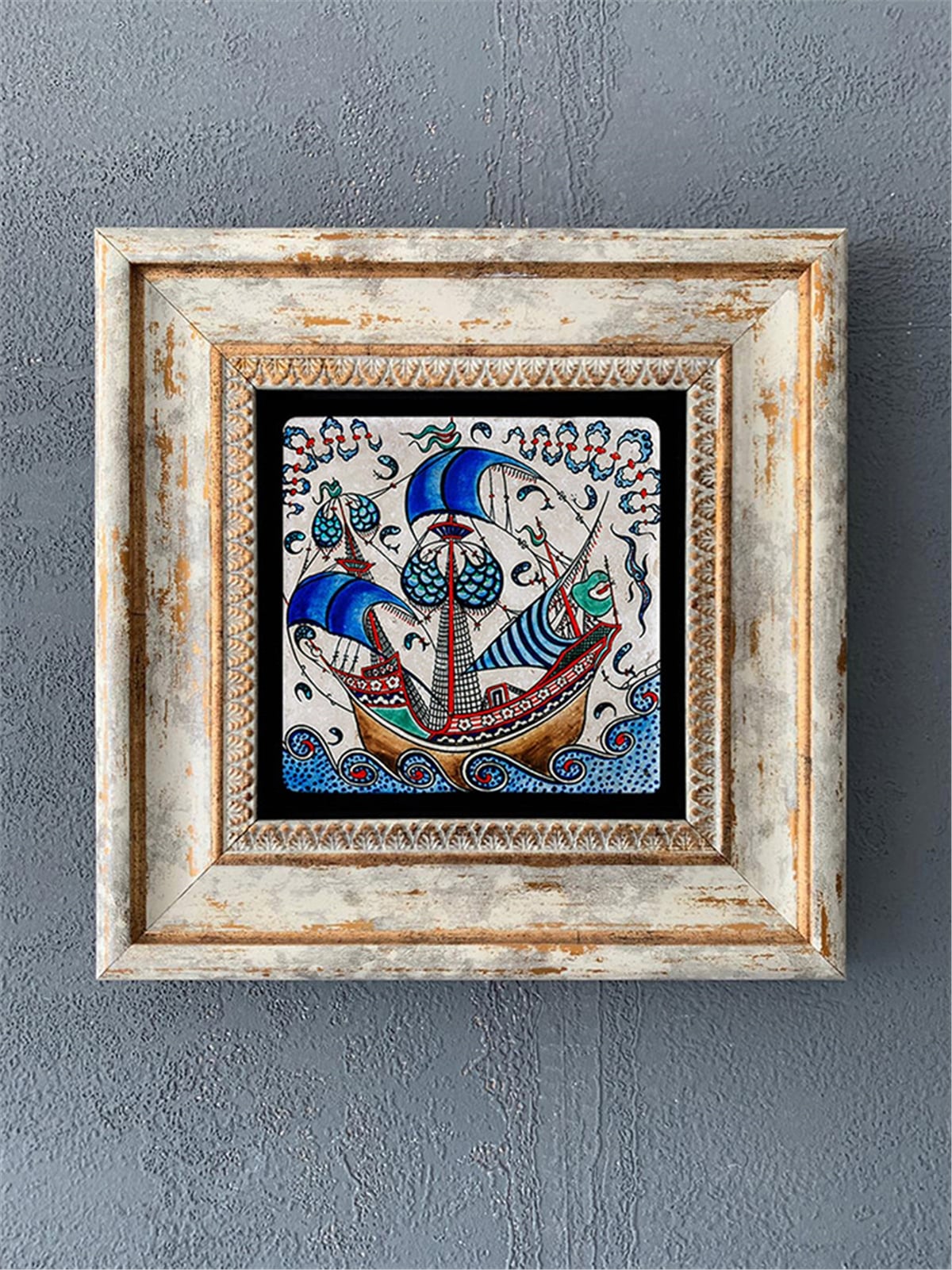 OSCAR STONE DECOR TEKLİ ÇERÇEVELİ DOĞALTAŞ DUVAR DEKORU / CDD1-40-283 (WALL DECOR)