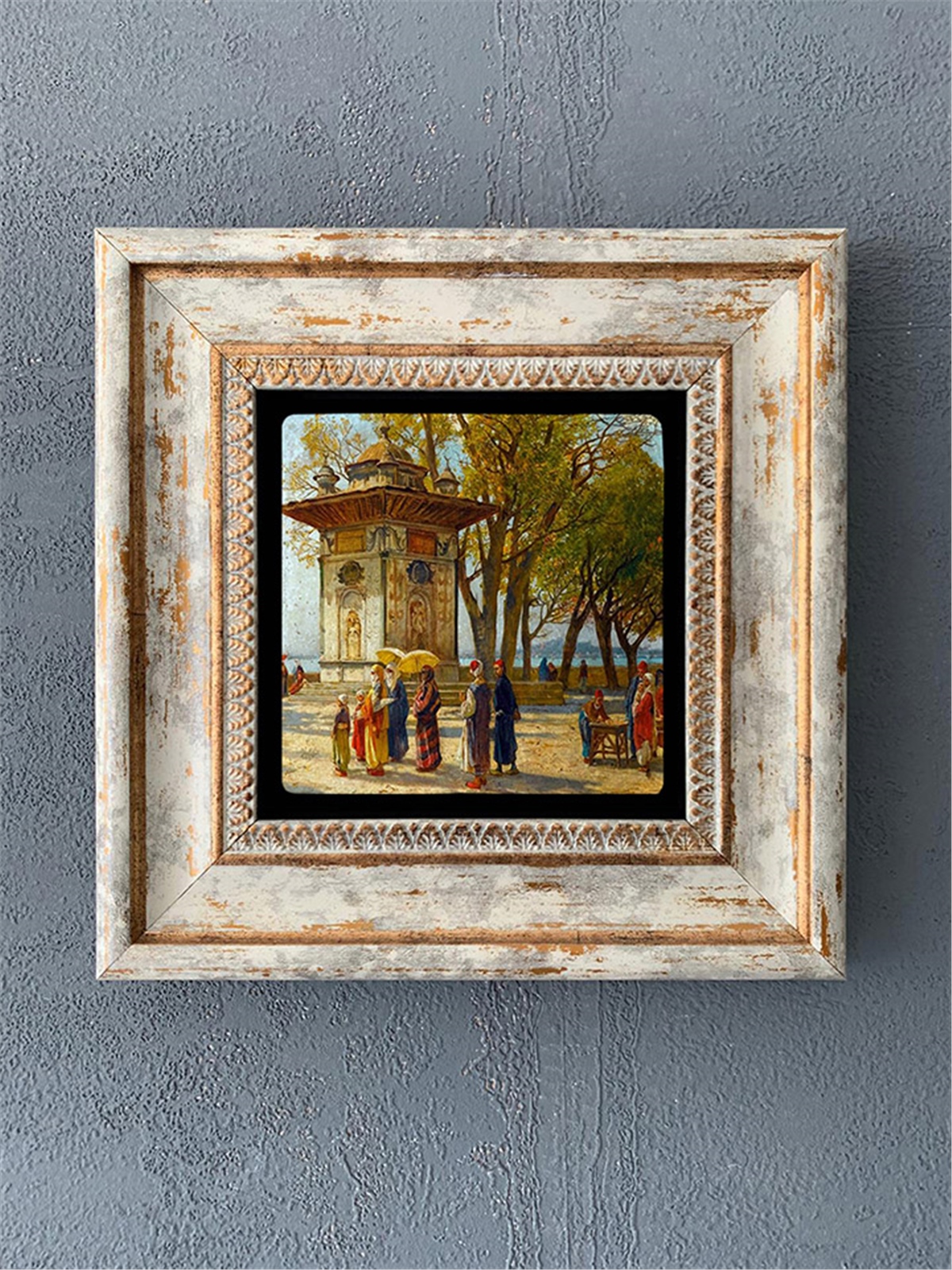 OSCAR STONE DECOR TEKLİ ÇERÇEVELİ DOĞALTAŞ DUVAR DEKORU / CDD1-40-524 (WALL DECOR)