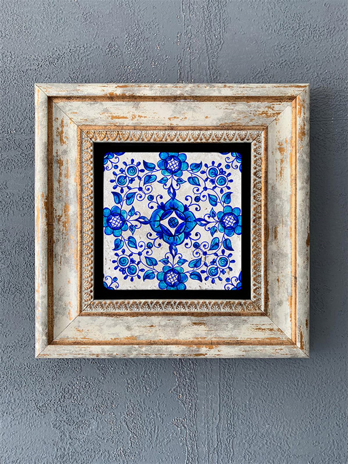 OSCAR STONE DECOR TEKLİ ÇERÇEVELİ DOĞALTAŞ DUVAR DEKORU / CDD1-40-233 (WALL DECOR)