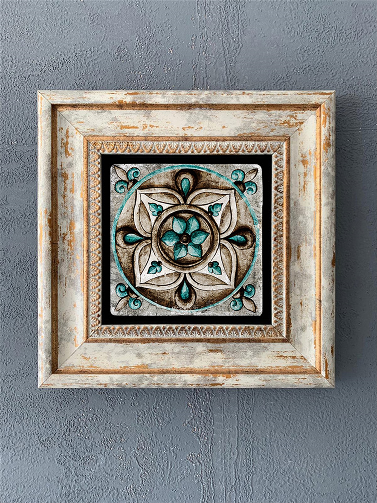 OSCAR STONE DECOR TEKLİ ÇERÇEVELİ DOĞALTAŞ DUVAR DEKORU / CDD1-40-222 (WALL DECOR)