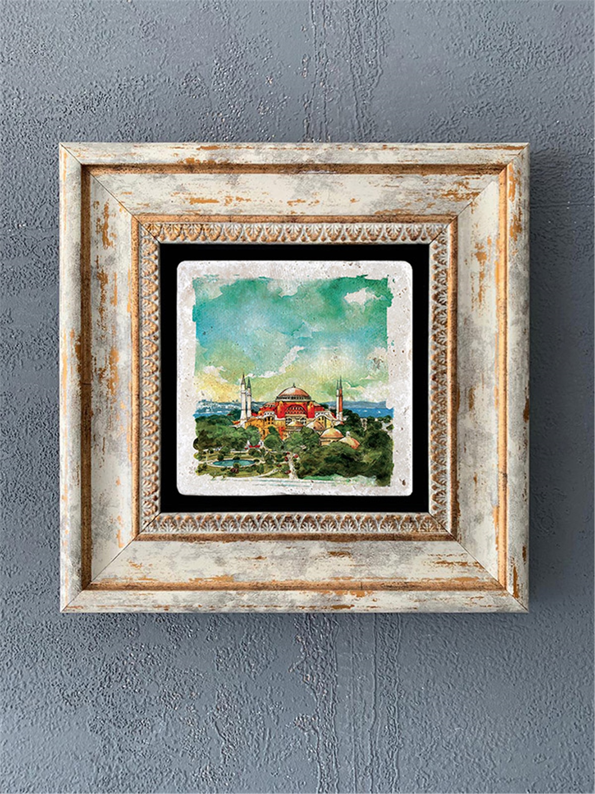 OSCAR STONE DECOR TEKLİ ÇERÇEVELİ DOĞALTAŞ DUVAR DEKORU / CDD1-40-035 (WALL DECOR)