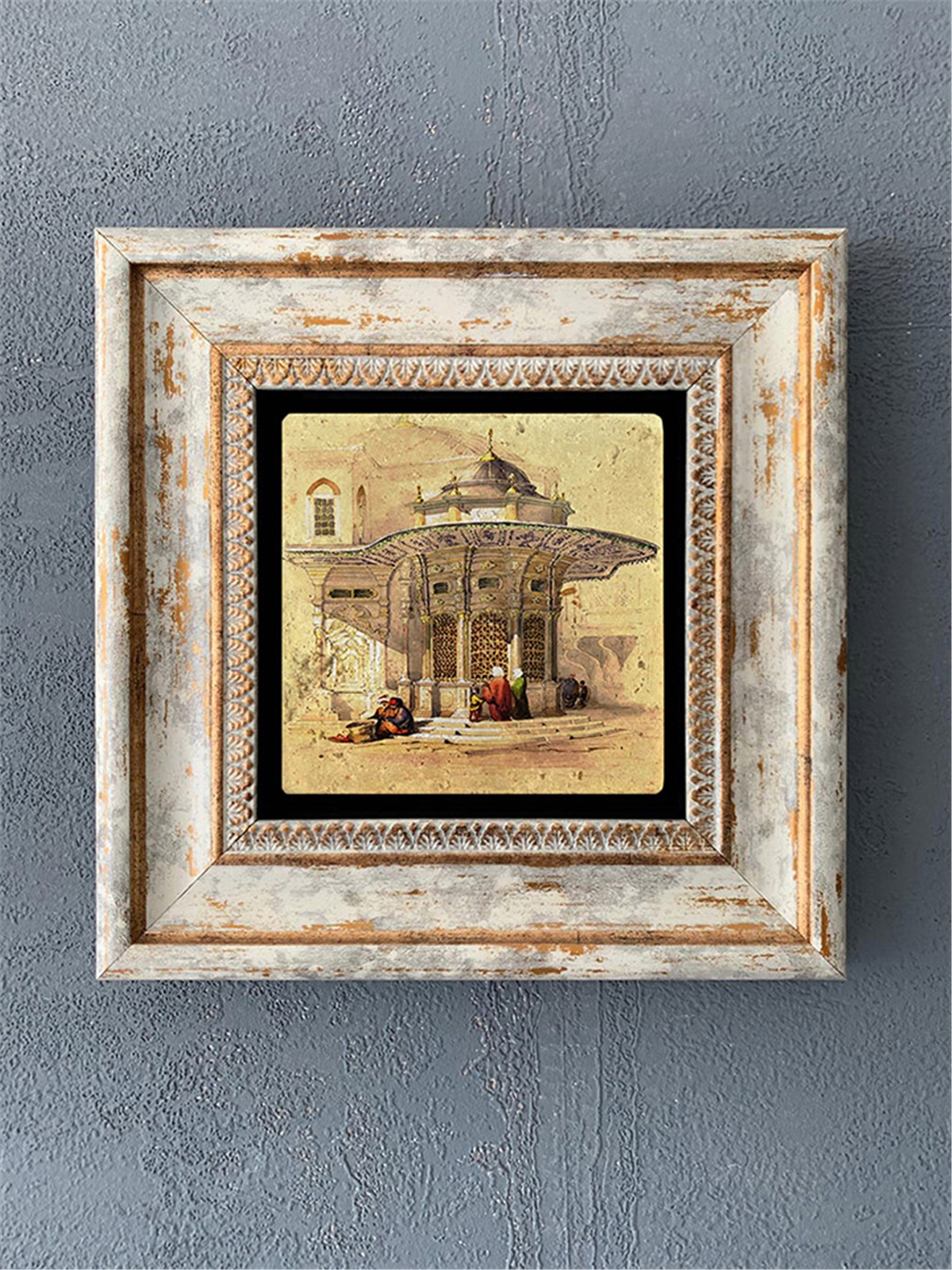 OSCAR STONE DECOR TEKLİ ÇERÇEVELİ DOĞALTAŞ DUVAR DEKORU / CDD1-40-530 (WALL DECOR)