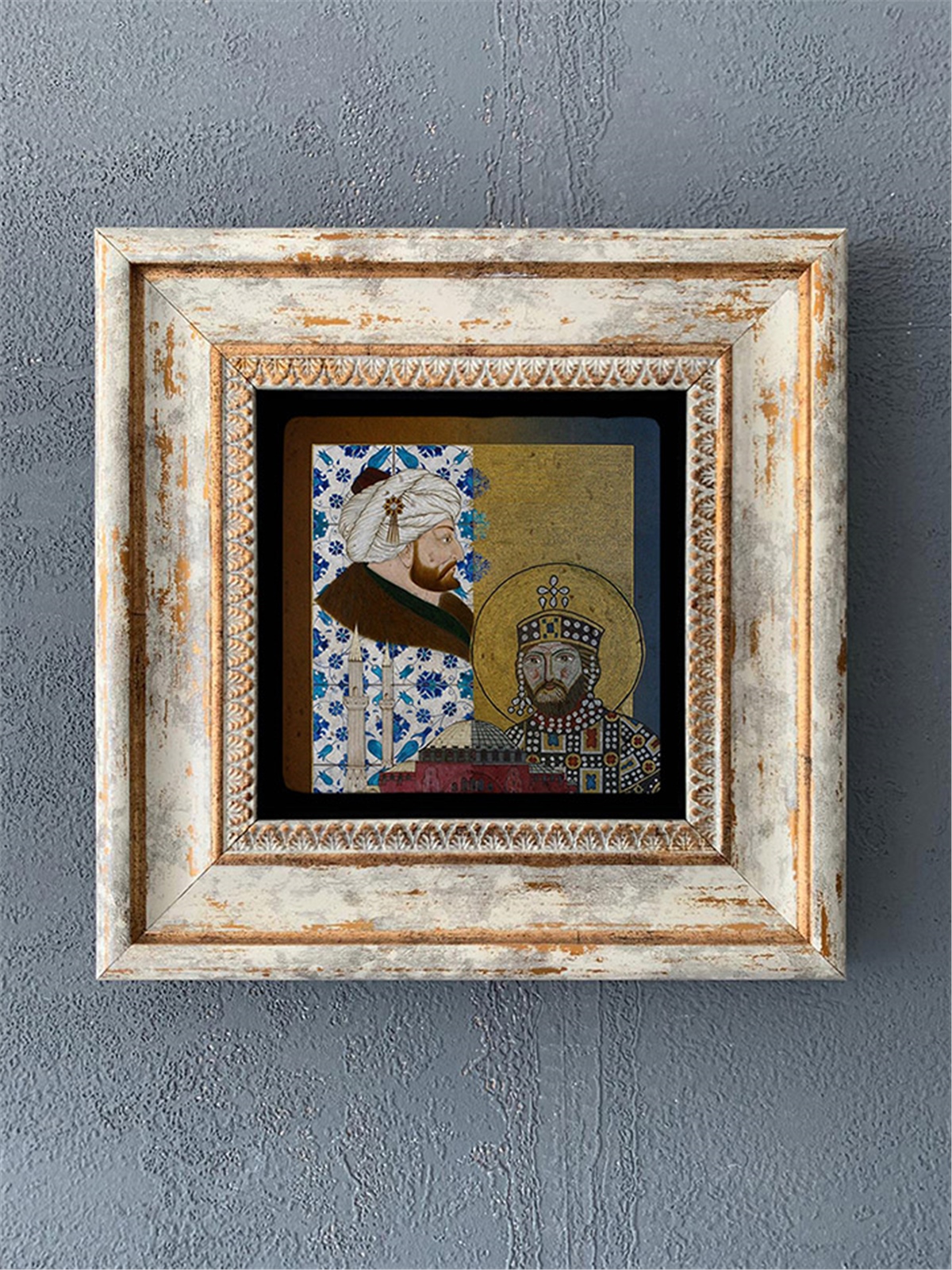 OSCAR STONE DECOR TEKLİ ÇERÇEVELİ DOĞALTAŞ DUVAR DEKORU / CDD1-40-123 (WALL DECOR)