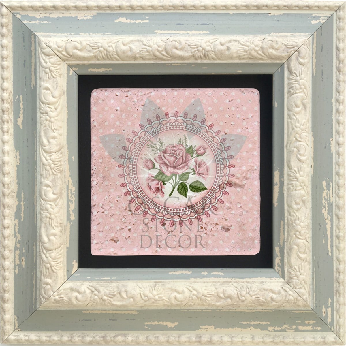 OSCAR STONE DECOR TEKLİ ÇERÇEVELİ DOĞALTAŞ DUVAR DEKORU / CDD-10-086 (WALL DECOR)