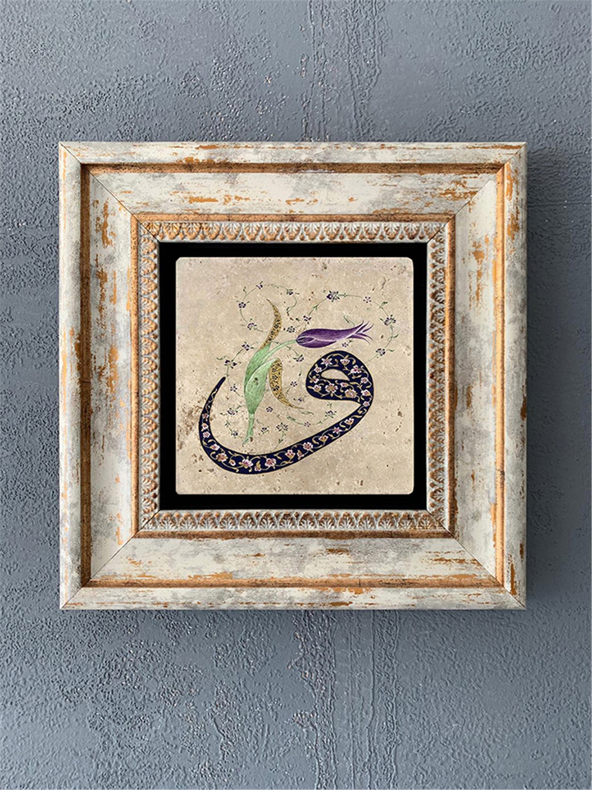 OSCAR STONE DECOR TEKLİ ÇERÇEVELİ DOĞALTAŞ DUVAR DEKORU / CDD1-40-318 (WALL DECOR)