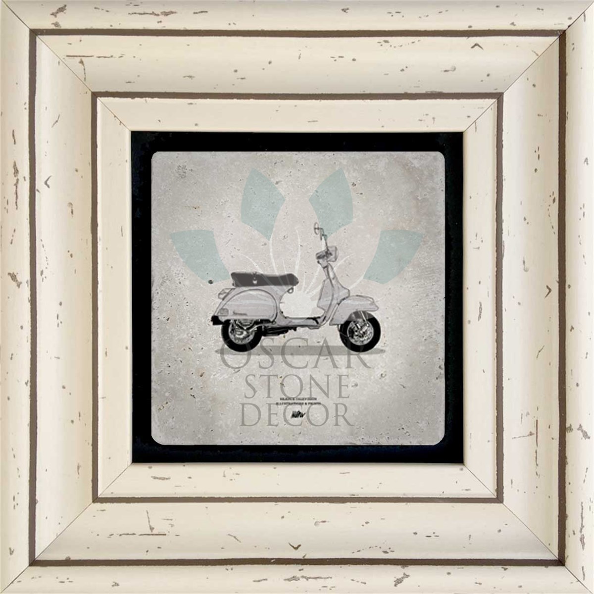 OSCAR STONE DECOR TEKLİ ÇERÇEVELİ DOĞALTAŞ DUVAR DEKORU / CDD-30-037 (WALL DECOR)